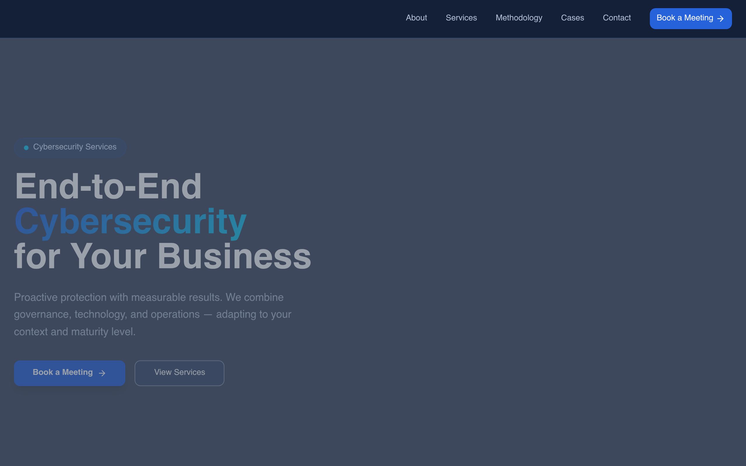 Screenshot of Cyber by TechCatalyst