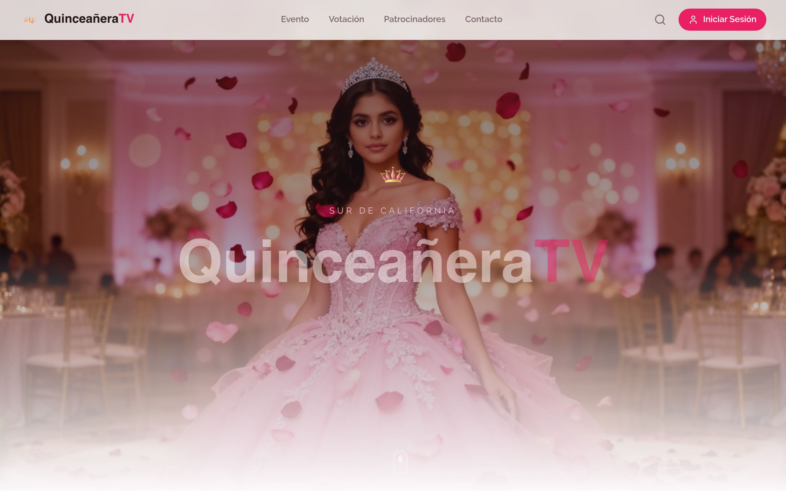 Screenshot of Quinceañera TV