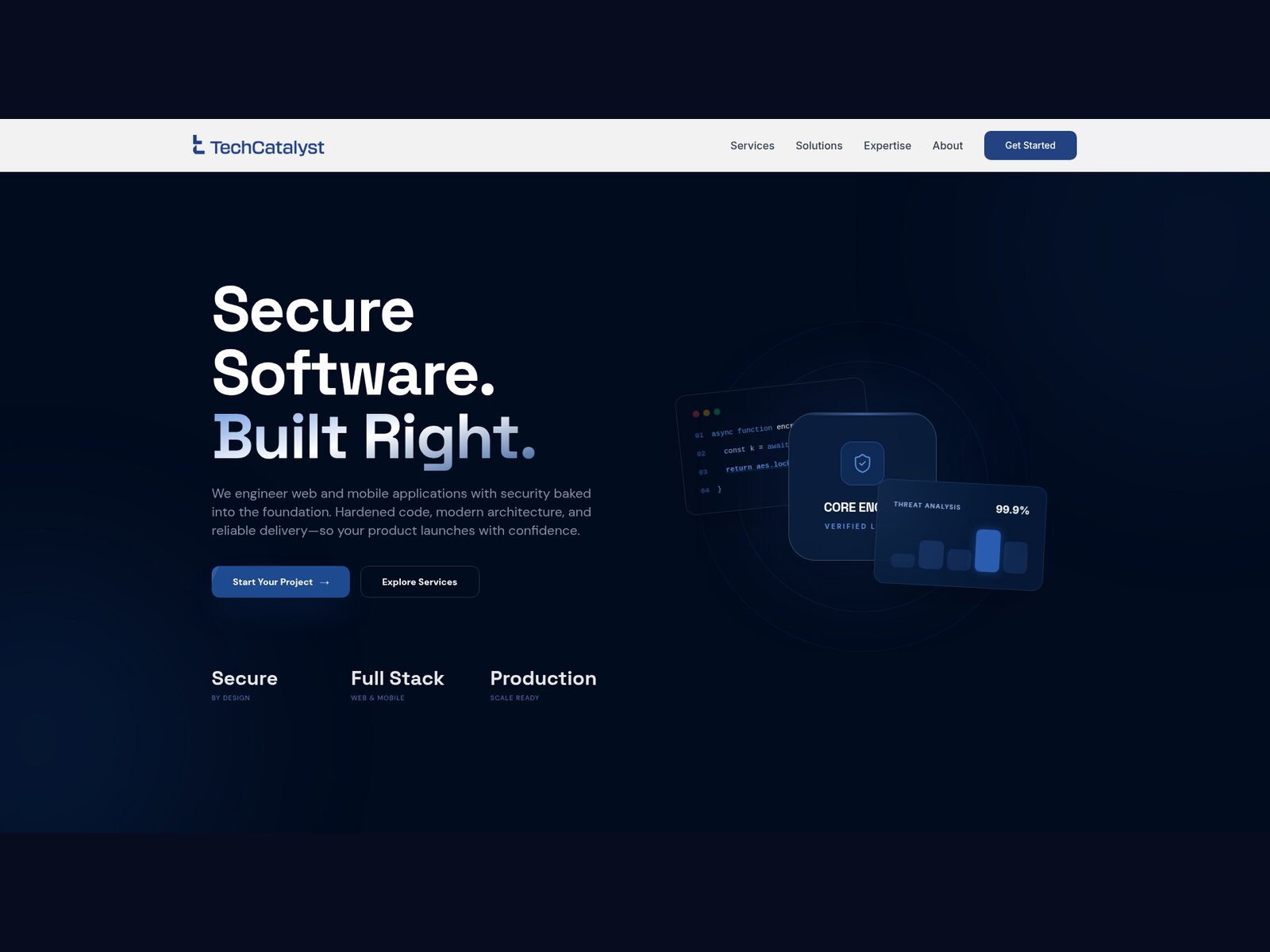 Screenshot of TechCatalyst