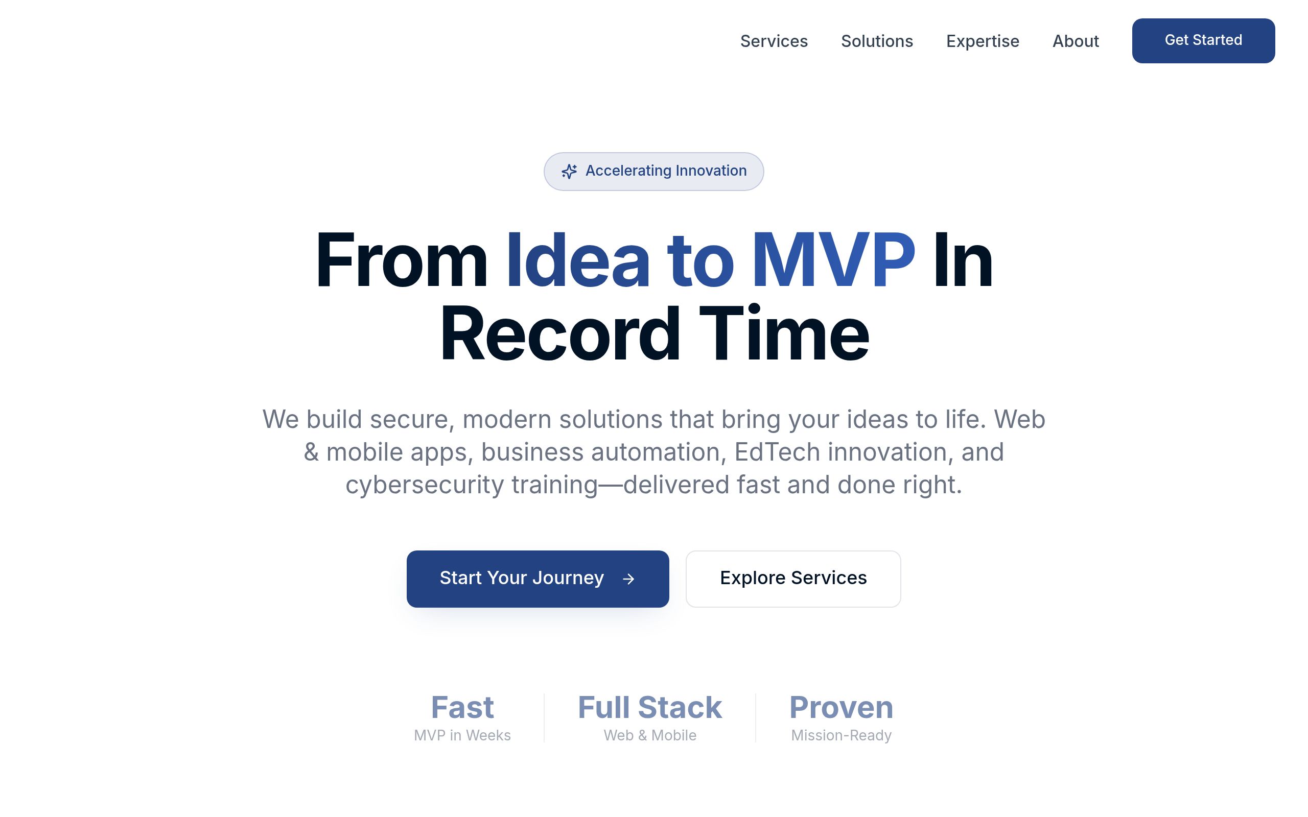 Screenshot of TechCatalyst